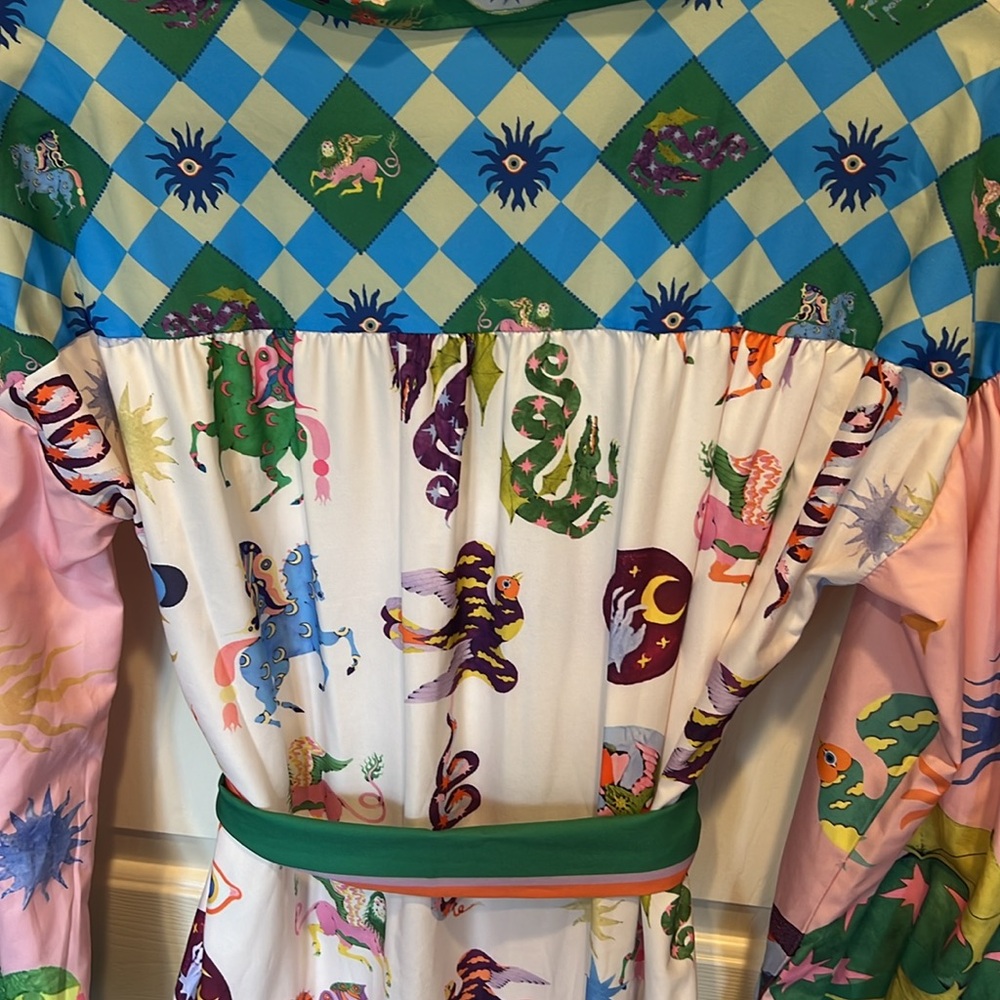 Boutique Long Sleeve Colorful Dress - Picture 4 of 4